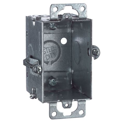 old work steel electrical switch box support|lowe's old work electrical box.